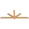 Ekena Millwork Kennewick Timber Gable Bracket, Western Red Cedar, 72"W x 30"H x 1 1/2"D x 3 1/2"F, 10/12 Pitch GBW072X30X0204KEN00SWR - alternate 4